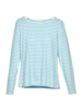 Shirt-Langarm-Ringel, ringel offwhite/blau