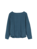 Sweatshirt aus Bio-Baumwolle, indigo