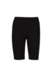 kurze Leggings aus Bio Baumwolle, schwarz