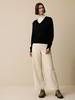 Pullover aus Bio-Wolle, schwarz