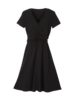 Kleid-Jersey-schwarz