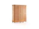 Kleiderschrank Tonda 3-türig, B 175,1 cm x T 60,2 cm x H 210 cm, Holz, Eiche