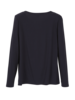Shirt-Langarm, blauschwarz