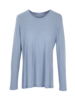 Langarm-Shirt, pastellblau