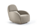 Lounge Chair Sediamo, mit Bezug, Wollstoff Tano Natur Lounge Chair Sediamo, mit Bezug, Wollstoff Tano Natur