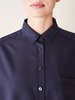 Hemdbluse Wolle, navy