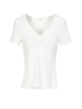 Grüne Erde Shirt-Kurzarm weiß Vorderansicht