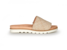 geflochtene Pantoffel, sand