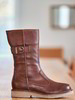 Stiefel-kurz, cognac