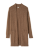 Strickjacke, walnuss melange