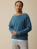 Sweatshirt aus Bio-Baumwolle, indigo