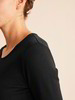 Shirt Langarm Rippe, schwarz