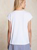 Shirt-Kurzarm mit Knoten, weiss