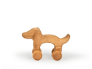 Rolltier Hund aus Eschenholz