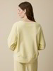 Sweatshirt aus Bio-Baumwolle, pastellgelb