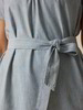 Kleid aus Bio-Baumwolle, streif blau-weiss