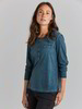 Shirt-Langarm-Cold Dyed, blauquarz