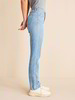 Jeans straight, hellblau denim