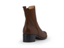 Stiefelette mit Absatz, cognac