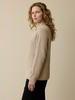 Pullover aus Alpakawolle, natur melange