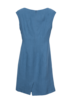 Kleid delfter blau Rückansicht