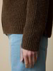 Strickjacke aus Alpakawolle, mokka