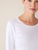 Shirt-Langarm, weiss