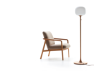 Stehlampe Tando, Eiche
