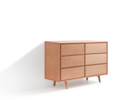 Sideboard Tesoro mit 6 Laden, Buche