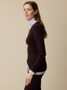Langarmshirt aus Bio Wolle, aubergine