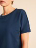 Sweatshirt Kurzarm, blaubeere