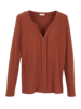 Shirt-Langarm, gebranntes rot