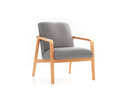 Fauteuil Ketil, Wollstoff Elverum Mocca (73), Buche