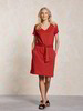 Kleid Kurzarm, terra cotta