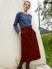 Bluse-bedruckt, druck daria & Cord-Rock, rostrot