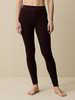 Leggings aus Bio Wolle, aubergine