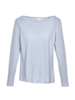 Shirt-Langarm-Flamé, lavendel blau