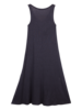 Jersey Kleid Taubenblau Rückansicht