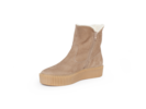 Kurzstiefel mit Wollfutter, macchiato