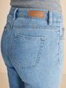 Jeans straight, hellblau denim