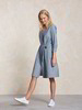 Kleid, oxford blau