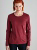 Shirt Langarm, 26 cranberry melange