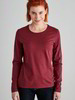 Shirt Langarm, 26 cranberry melange