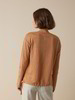 Langarmshirt aus Bio Leinen, bronze