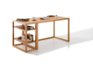 Schreibtisch & Grundgestell Quint in Buche