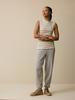 Top aus Bio Baumwolle, camel/offwhite ringel rippe