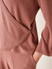 Strickjacke-Kimono, rosenholz