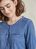 Shirt-Langarm, stahlblau