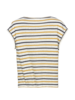 Shirt-kurzarm, ringel senf/dunkelblau