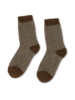 Socken aus Yakwolle, hasel melange